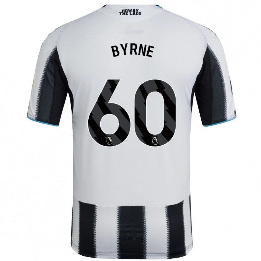 Danxen Kinder Reece Byrne #60 Schwarz Weiß Heimtrikot Trikot 2025/26 T-Shirt Österreich