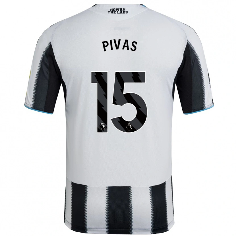 Danxen Kinder Miodrag Pivas #15 Schwarz Weiß Heimtrikot Trikot 2025/26 T-Shirt Österreich