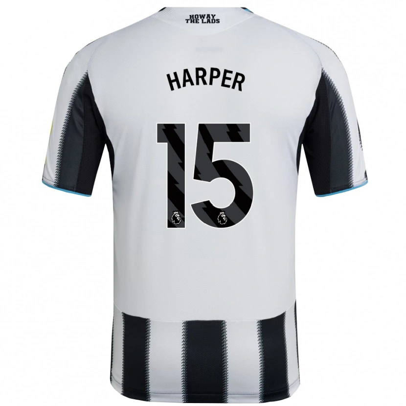 Danxen Kinder Fraser Harper #15 Schwarz Weiß Heimtrikot Trikot 2025/26 T-Shirt Österreich
