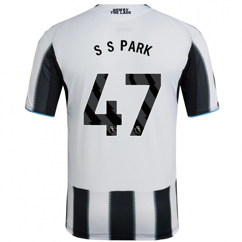 Danxen Kinder Seung-Soo Park #47 Schwarz Weiß Heimtrikot Trikot 2025/26 T-Shirt Österreich