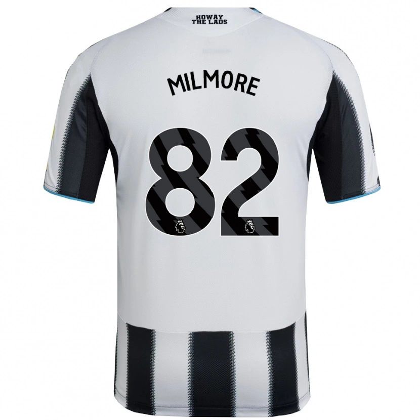 Danxen Kinder Carter Milmore #82 Schwarz Weiß Heimtrikot Trikot 2025/26 T-Shirt Österreich