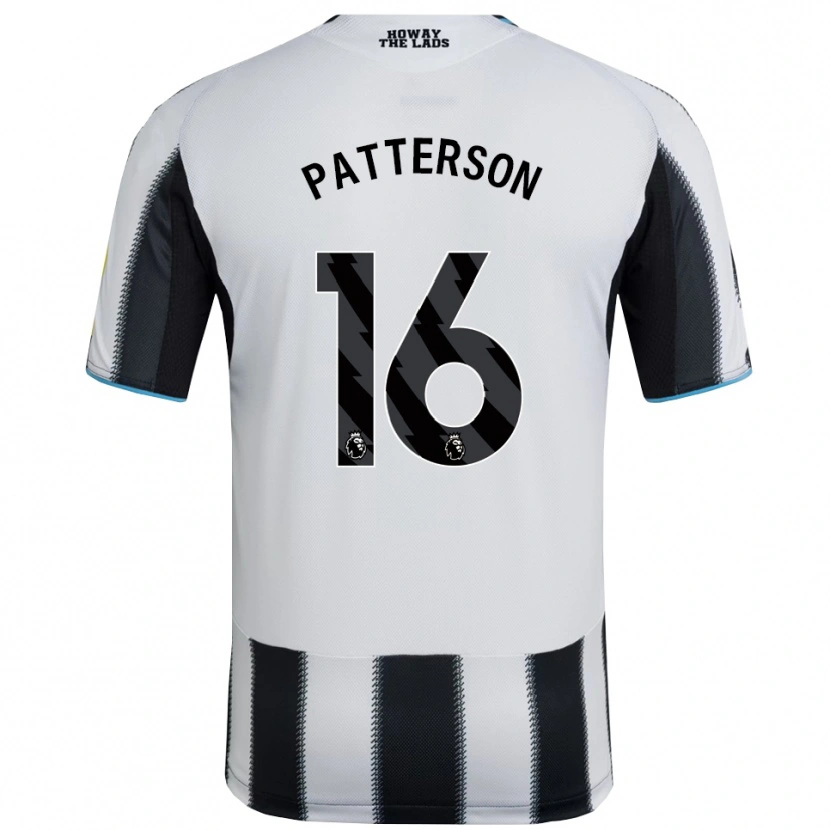Danxen Kinder Jack Patterson #16 Schwarz Weiß Heimtrikot Trikot 2025/26 T-Shirt Österreich