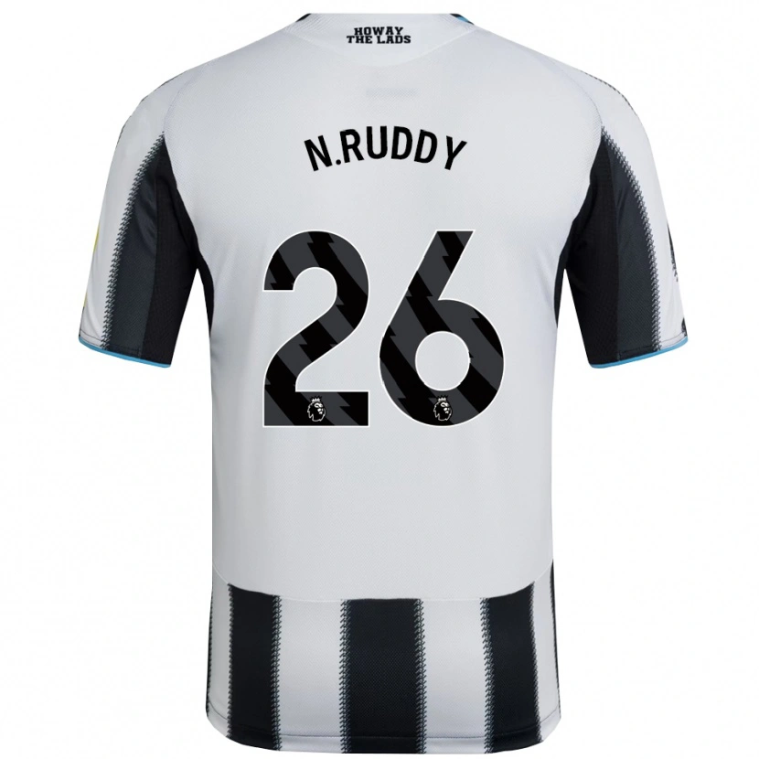 Danxen Kinder John Ruddy #26 Schwarz Weiß Heimtrikot Trikot 2025/26 T-Shirt Österreich
