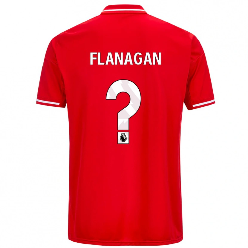 Danxen Kinder Theo Flanagan #0 Rot Weiß Heimtrikot Trikot 2025/26 T-Shirt Österreich