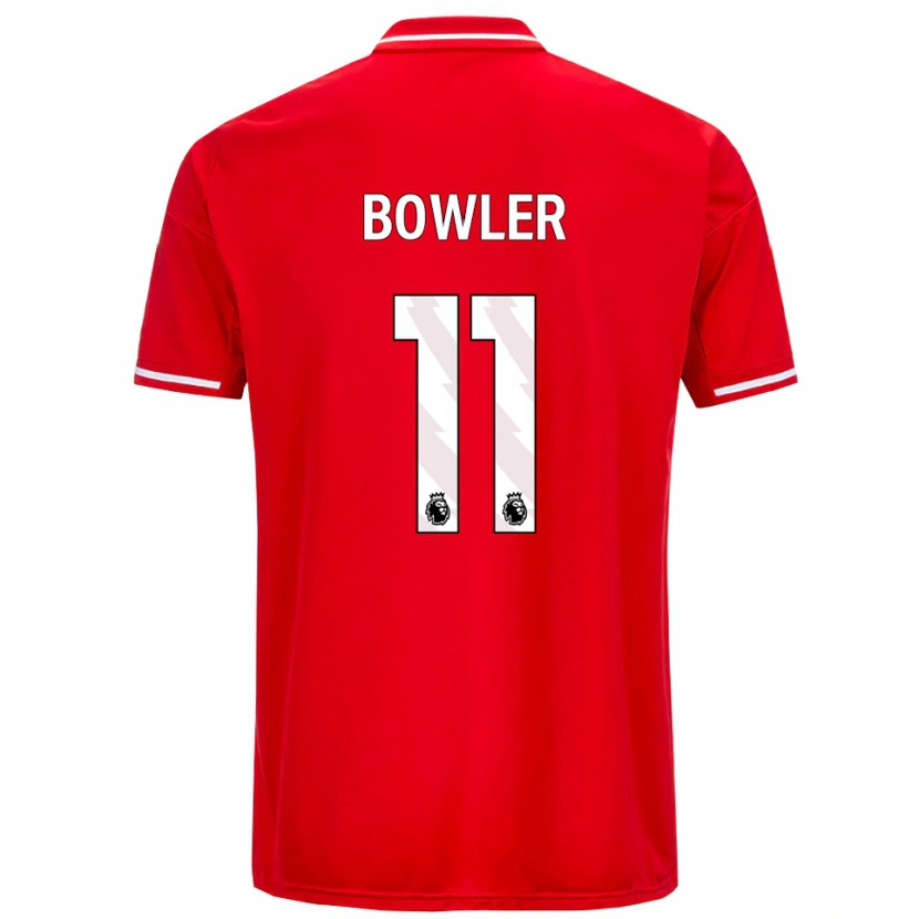 Danxen Kinder Josh Bowler #11 Rot Weiß Heimtrikot Trikot 2025/26 T-Shirt Österreich
