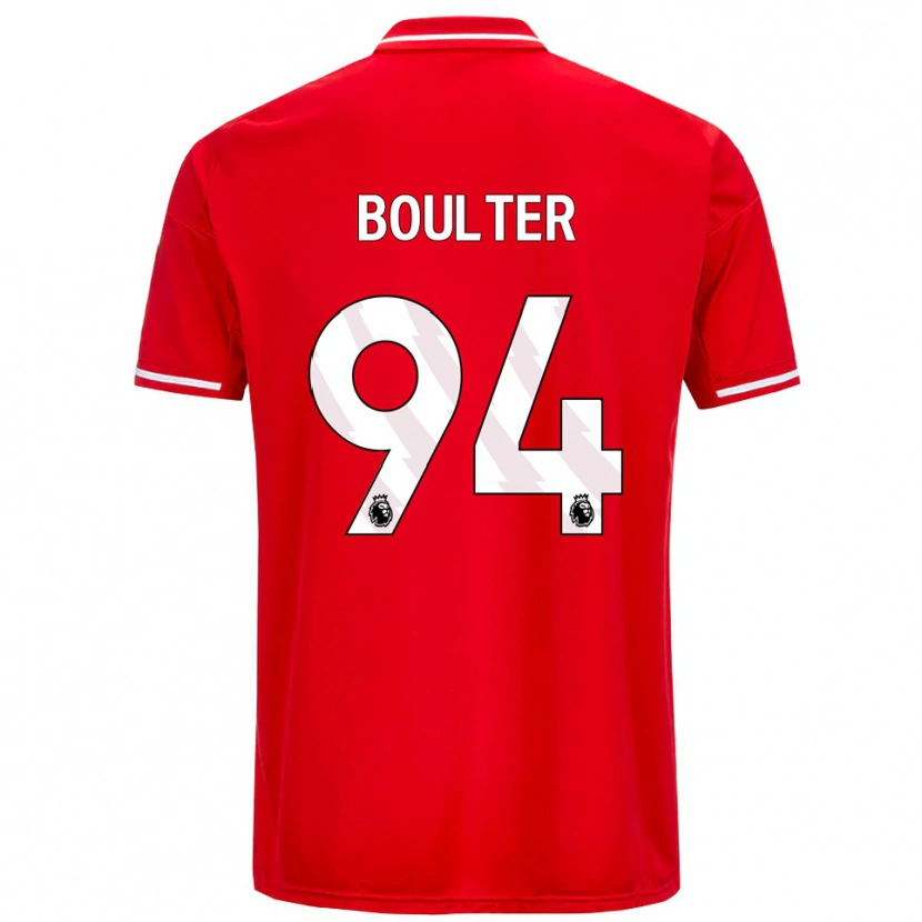 Danxen Kinder Evan Boulter #94 Rot Weiß Heimtrikot Trikot 2025/26 T-Shirt Österreich