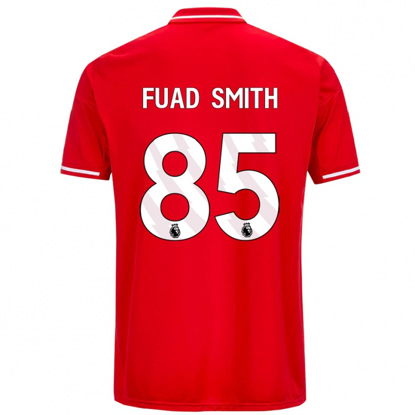 Danxen Kinder Fuad Smith #85 Rot Weiß Heimtrikot Trikot 2025/26 T-Shirt Österreich
