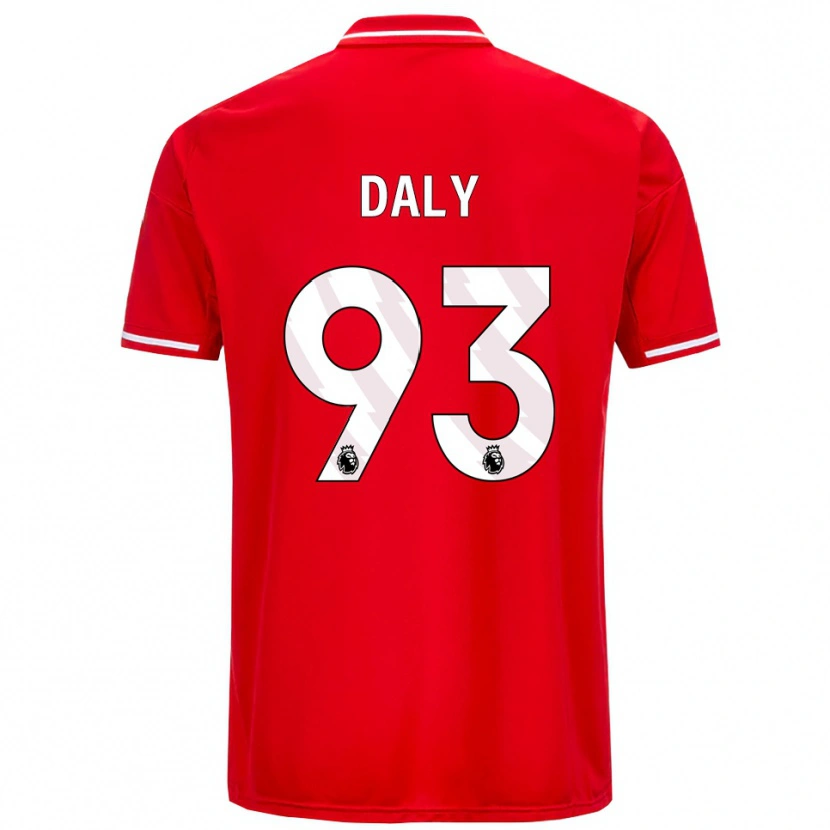 Danxen Kinder Cormac Daly #93 Rot Weiß Heimtrikot Trikot 2025/26 T-Shirt Österreich
