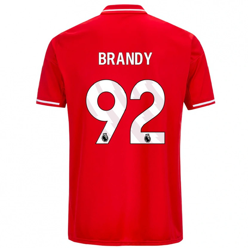Danxen Kinder Taeneal Brandy #92 Rot Weiß Heimtrikot Trikot 2025/26 T-Shirt Österreich