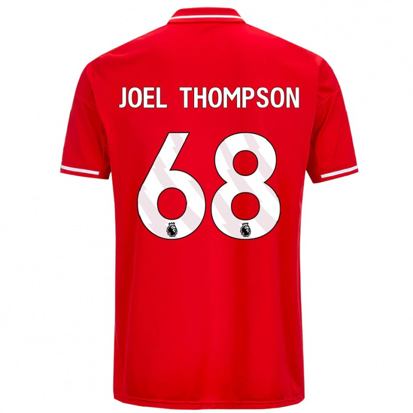 Danxen Kinder Joel Thompson #68 Rot Weiß Heimtrikot Trikot 2025/26 T-Shirt Österreich