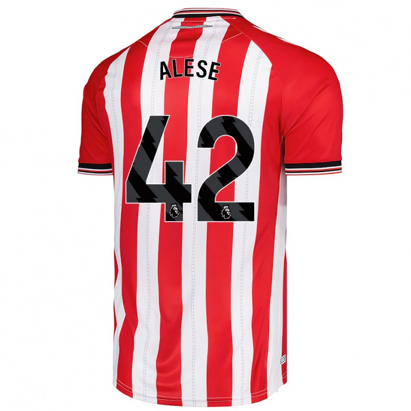 Danxen Kinder Aji Alese #42 Rot Weiß Heimtrikot Trikot 2025/26 T-Shirt Österreich