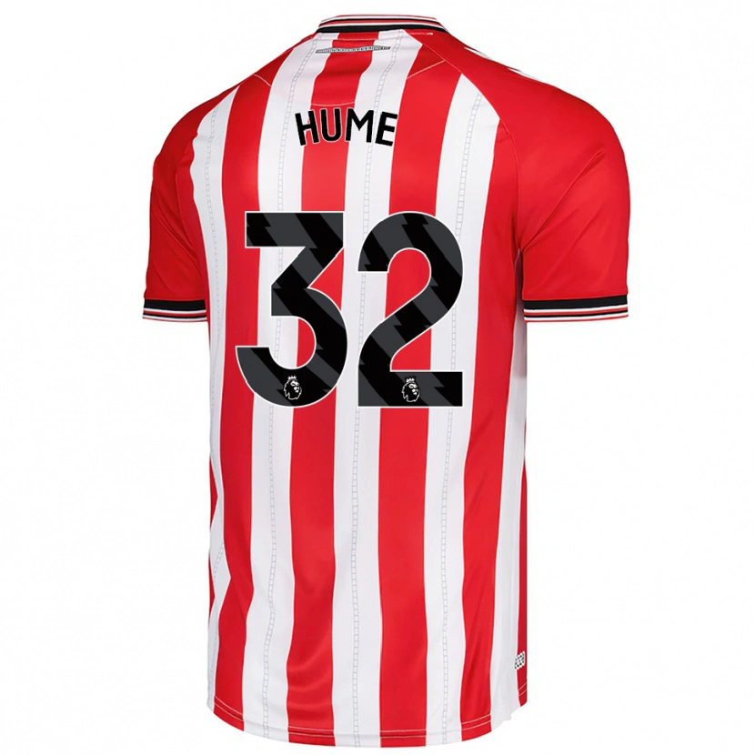 Danxen Kinder Trai Hume #32 Rot Weiß Heimtrikot Trikot 2025/26 T-Shirt Österreich