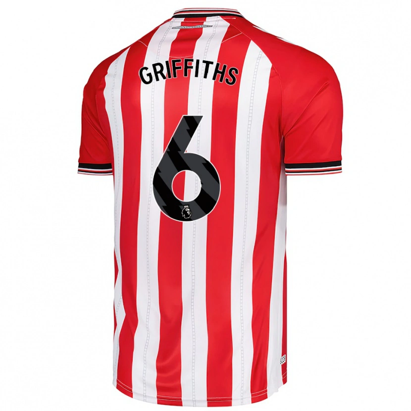 Danxen Kinder Louise Griffiths #6 Rot Weiß Heimtrikot Trikot 2025/26 T-Shirt Österreich