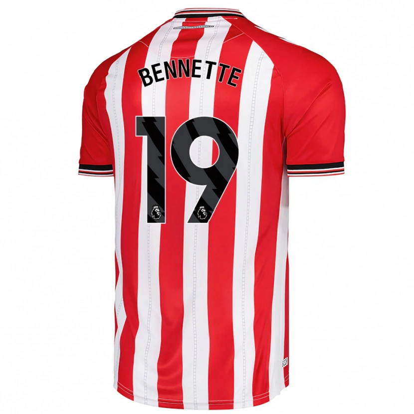 Danxen Kinder Jewison Bennette #19 Rot Weiß Heimtrikot Trikot 2025/26 T-Shirt Österreich