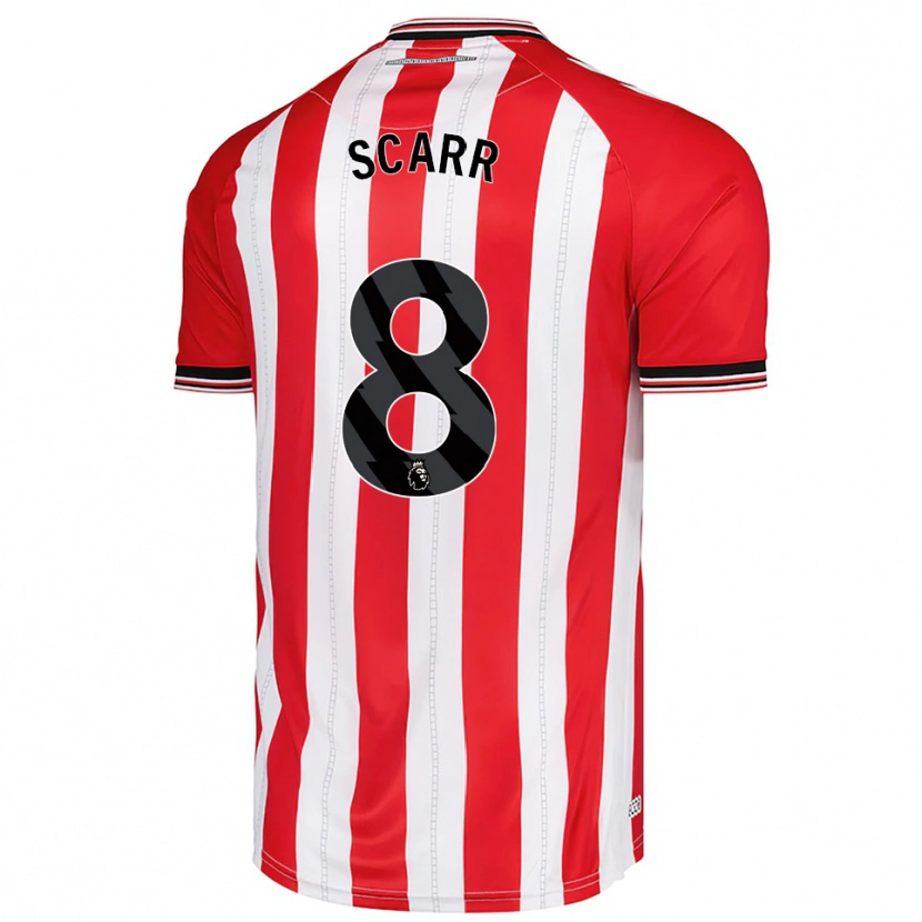 Danxen Kinder Emily Scarr #8 Rot Weiß Heimtrikot Trikot 2025/26 T-Shirt Österreich