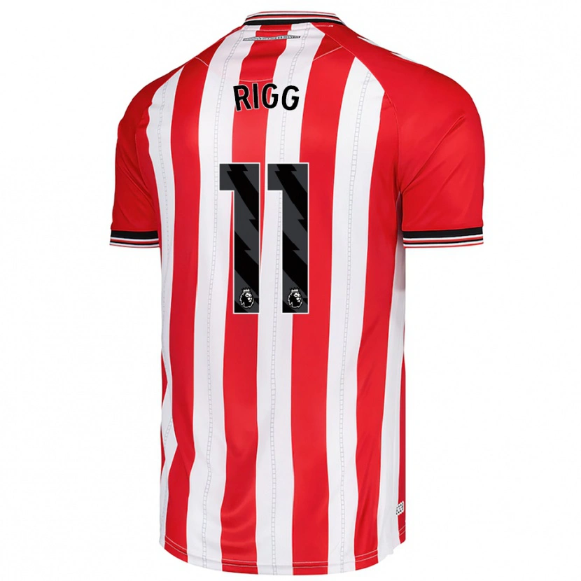 Danxen Kinder Chris Rigg #11 Rot Weiß Heimtrikot Trikot 2025/26 T-Shirt Österreich
