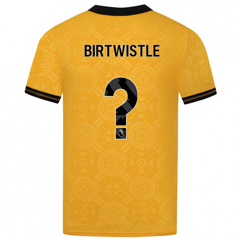 Danxen Kinder Harry Birtwistle #0 Gelb Schwarz Heimtrikot Trikot 2025/26 T-Shirt Österreich
