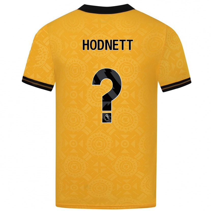 Danxen Kinder Jack Hodnett #0 Gelb Schwarz Heimtrikot Trikot 2025/26 T-Shirt Österreich