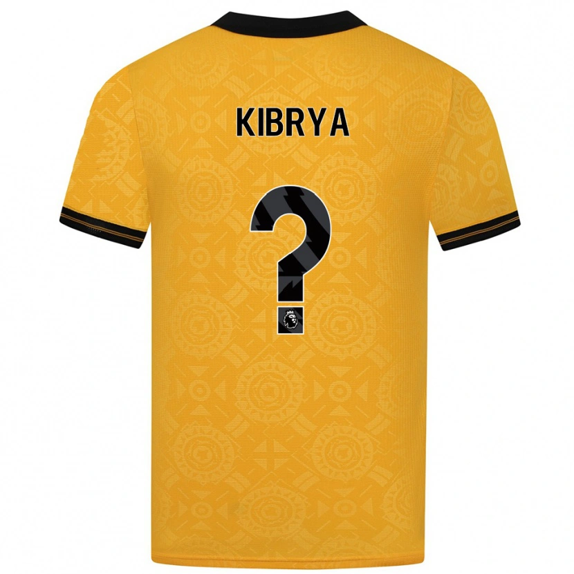 Danxen Kinder Lucas Kibrya #0 Gelb Schwarz Heimtrikot Trikot 2025/26 T-Shirt Österreich