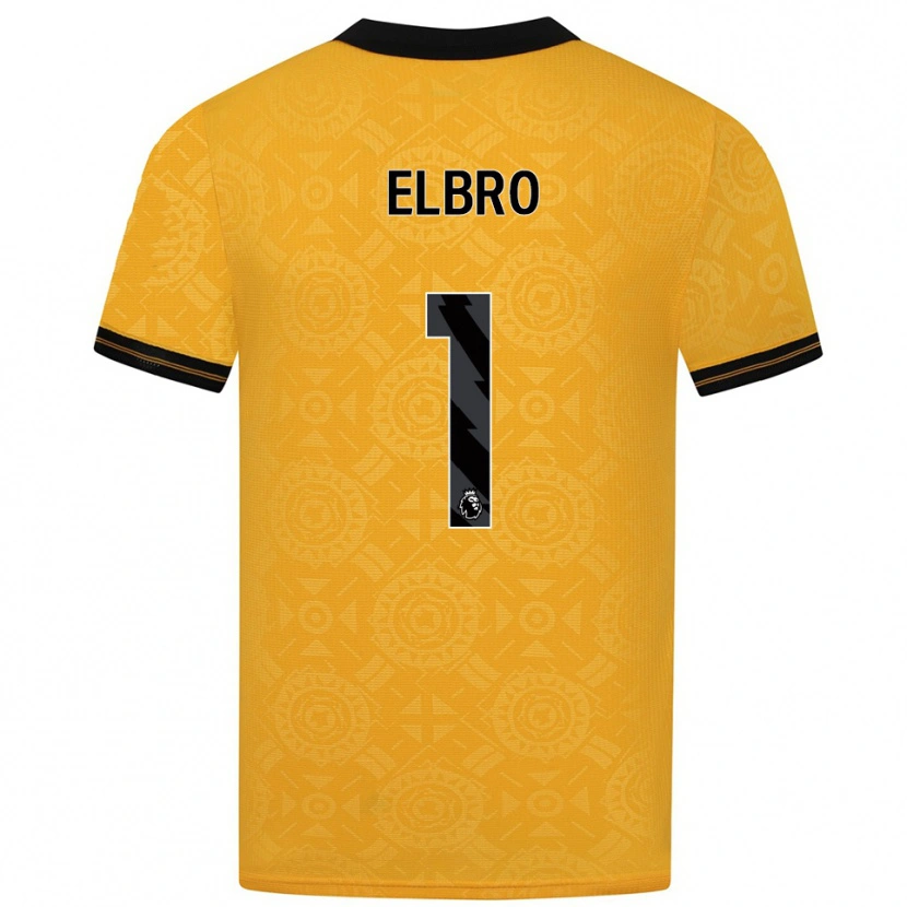 Danxen Kinder Maddie Elbro #1 Gelb Schwarz Heimtrikot Trikot 2025/26 T-Shirt Österreich