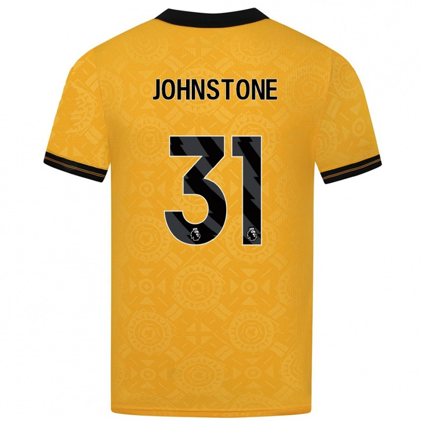 Danxen Kinder Sam Johnstone #31 Gelb Schwarz Heimtrikot Trikot 2025/26 T-Shirt Österreich
