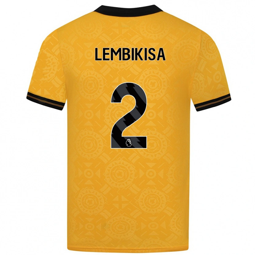 Danxen Kinder Dexter Lembikisa #2 Gelb Schwarz Heimtrikot Trikot 2025/26 T-Shirt Österreich