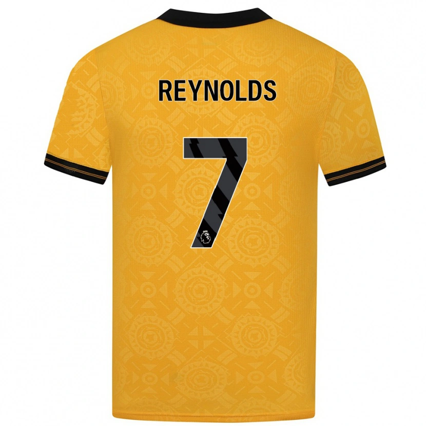 Danxen Kinder Fabian Reynolds #7 Gelb Schwarz Heimtrikot Trikot 2025/26 T-Shirt Österreich