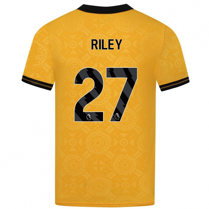 Danxen Kinder Lauren Riley #27 Gelb Schwarz Heimtrikot Trikot 2025/26 T-Shirt Österreich