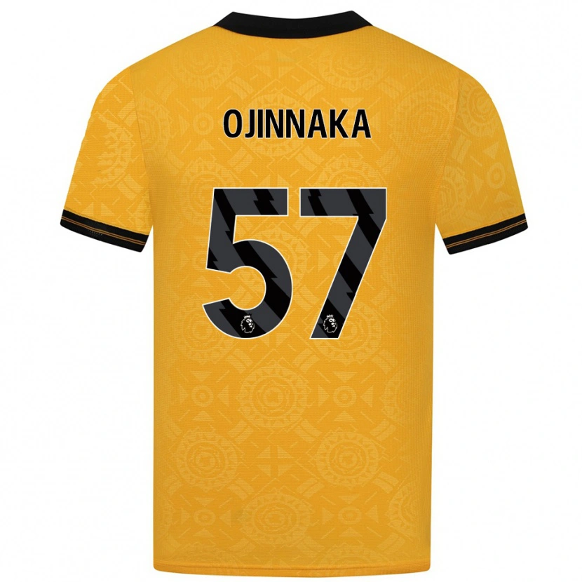 Danxen Kinder Temple Ojinnaka #57 Gelb Schwarz Heimtrikot Trikot 2025/26 T-Shirt Österreich