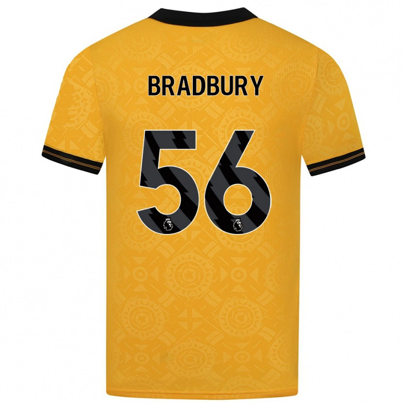 Danxen Kinder Makenzie Bradbury #56 Gelb Schwarz Heimtrikot Trikot 2025/26 T-Shirt Österreich