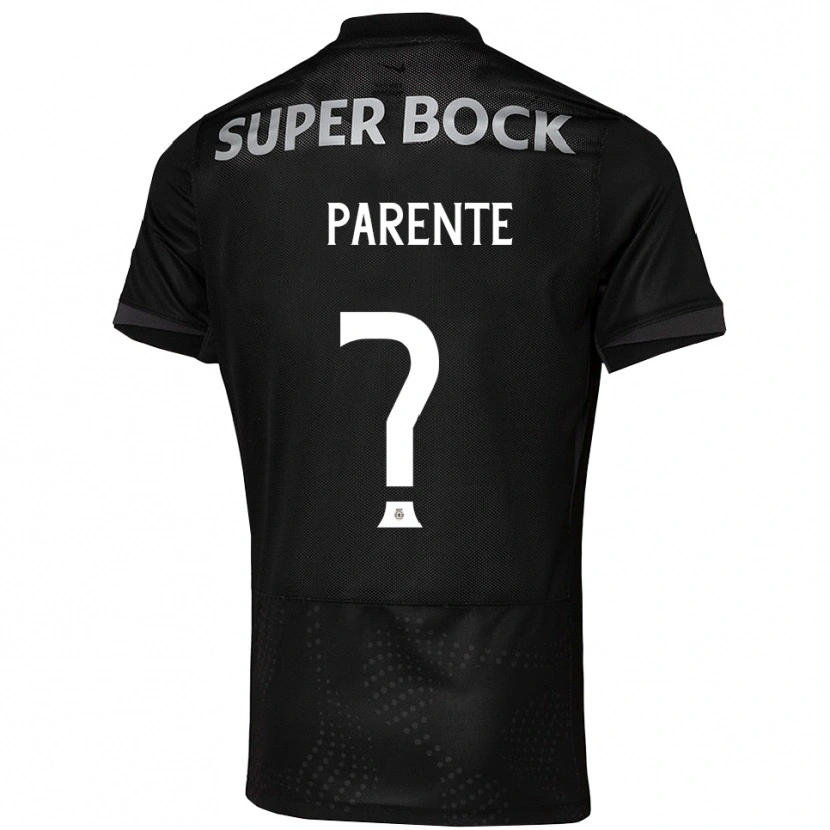 Danxen Kinder Tiago Parente #0 Schwarz Weiß Auswärtstrikot Trikot 2025/26 T-Shirt Österreich