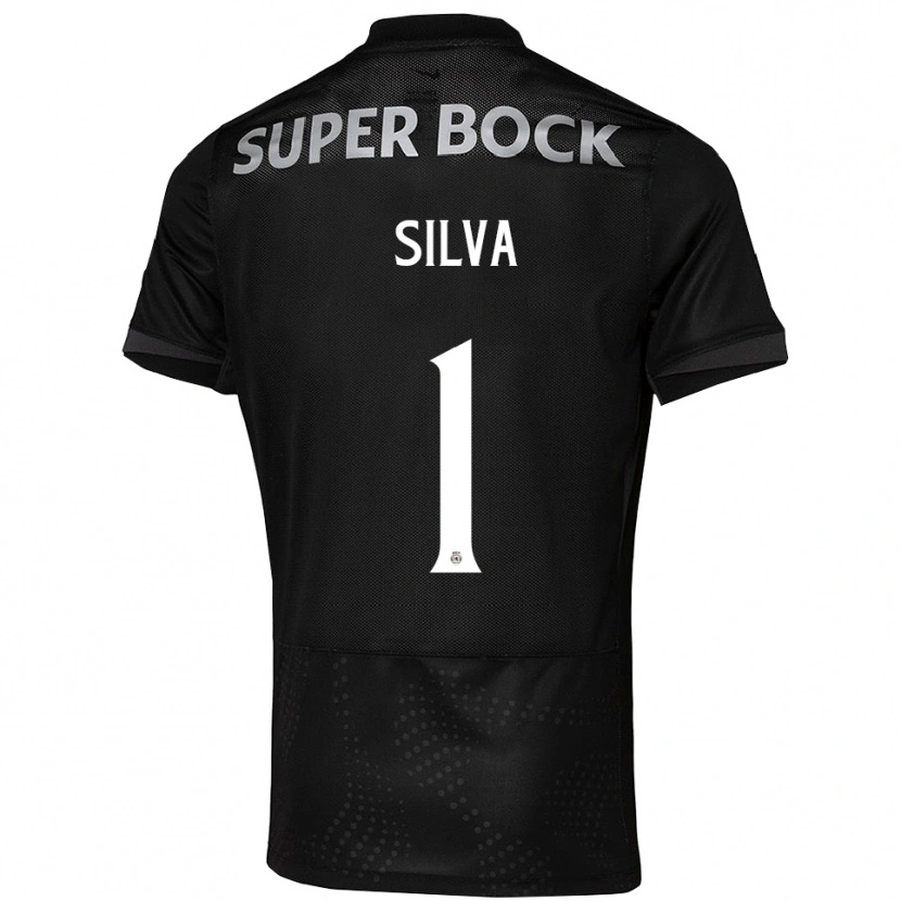 Danxen Kinder Rui Silva #1 Schwarz Weiß Auswärtstrikot Trikot 2025/26 T-Shirt Österreich