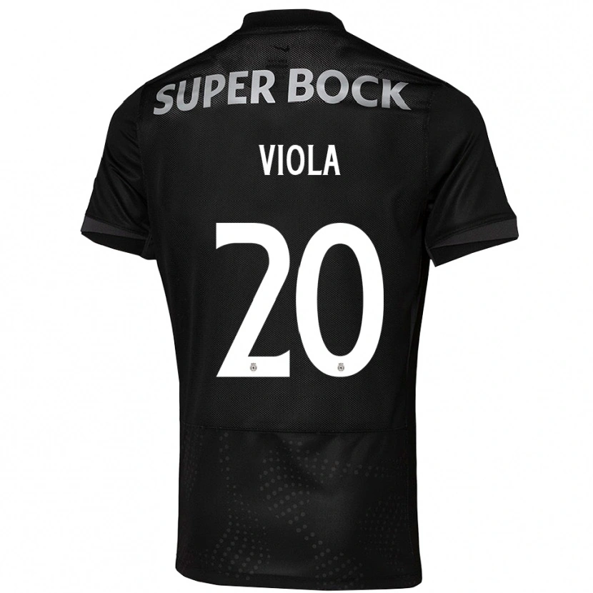 Danxen Kinder Rodrigo Viola #20 Schwarz Weiß Auswärtstrikot Trikot 2025/26 T-Shirt Österreich