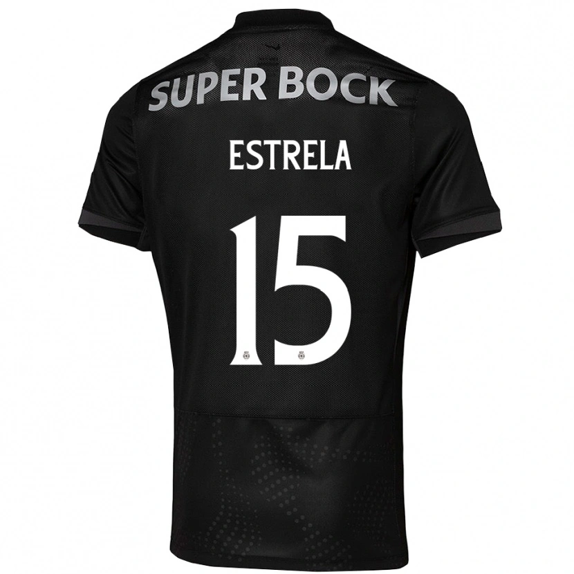Danxen Kinder Bento Estrela #15 Schwarz Weiß Auswärtstrikot Trikot 2025/26 T-Shirt Österreich