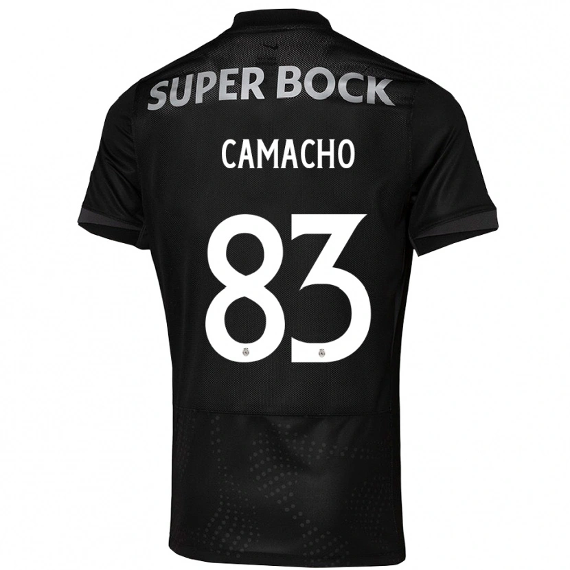 Danxen Kinder Rafael Camacho #83 Schwarz Weiß Auswärtstrikot Trikot 2025/26 T-Shirt Österreich
