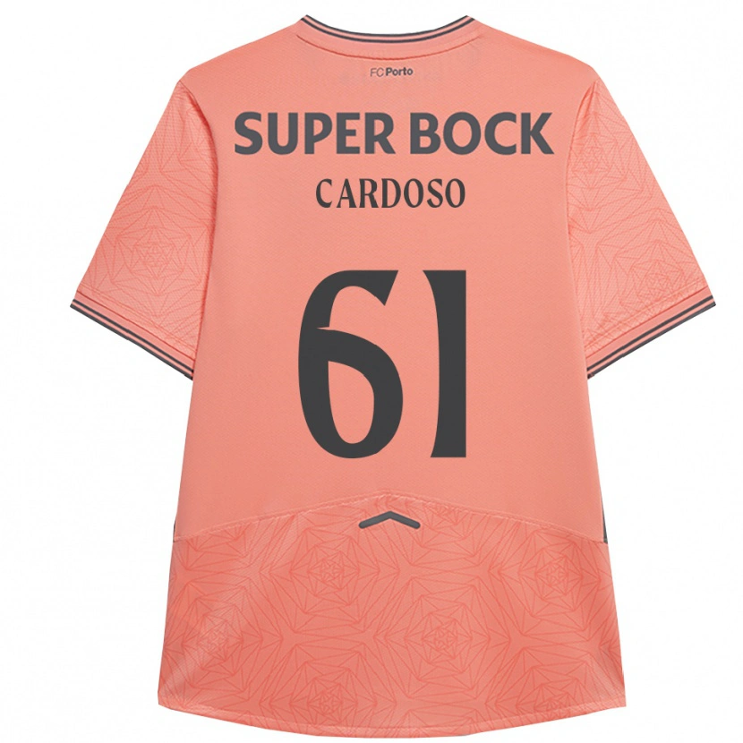 Danxen Kinder Ivan Cardoso #61 Rosa Marineblau Auswärtstrikot Trikot 2025/26 T-Shirt Österreich