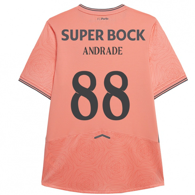 Danxen Kinder Domingos Andrade #88 Rosa Marineblau Auswärtstrikot Trikot 2025/26 T-Shirt Österreich