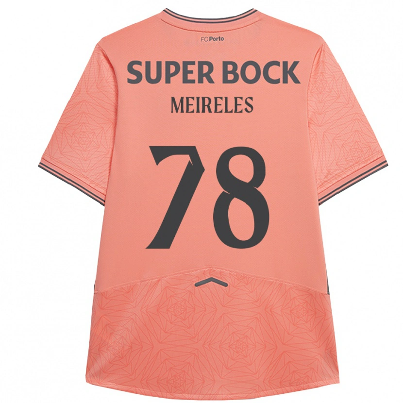 Danxen Kinder Jorge Meireles #78 Rosa Marineblau Auswärtstrikot Trikot 2025/26 T-Shirt Österreich