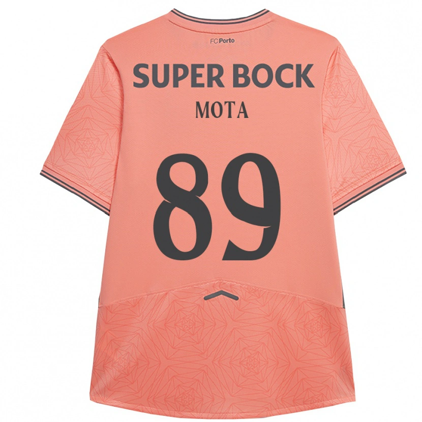 Danxen Kinder Luís Mota #89 Rosa Marineblau Auswärtstrikot Trikot 2025/26 T-Shirt Österreich