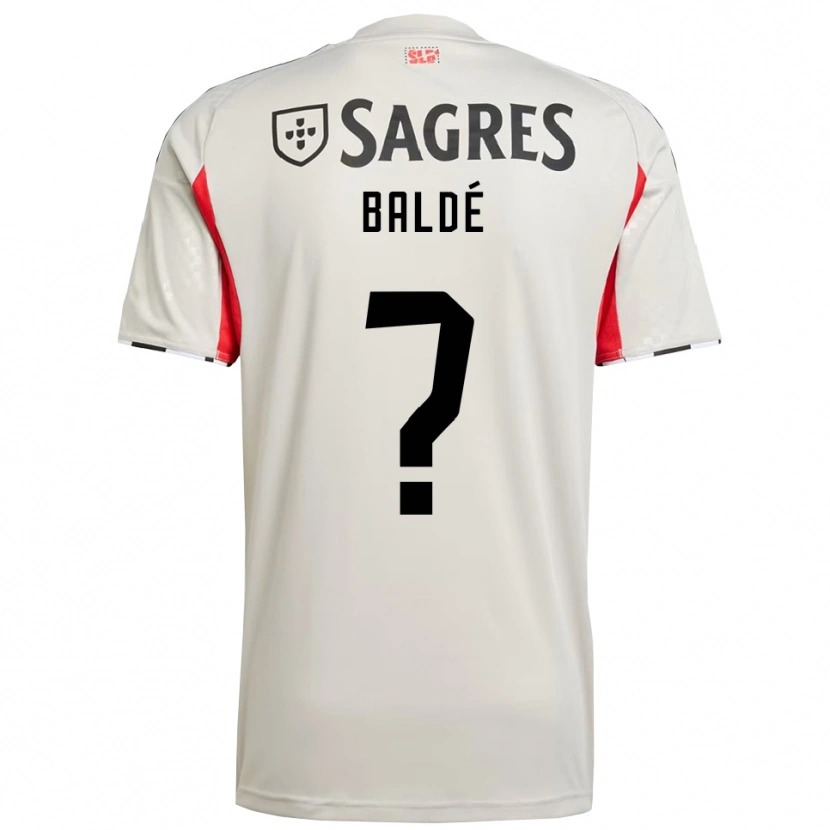 Danxen Kinder Afonso Baldé #0 Creme Weiß Rot Auswärtstrikot Trikot 2025/26 T-Shirt Österreich