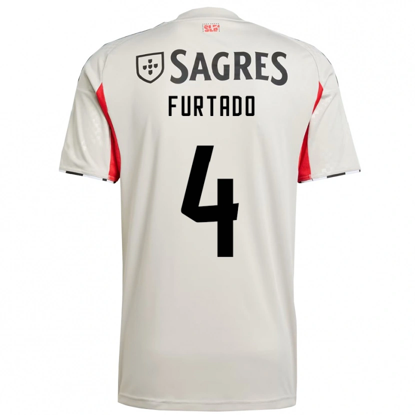 Danxen Kinder Mauro Furtado #4 Creme Weiß Rot Auswärtstrikot Trikot 2025/26 T-Shirt Österreich