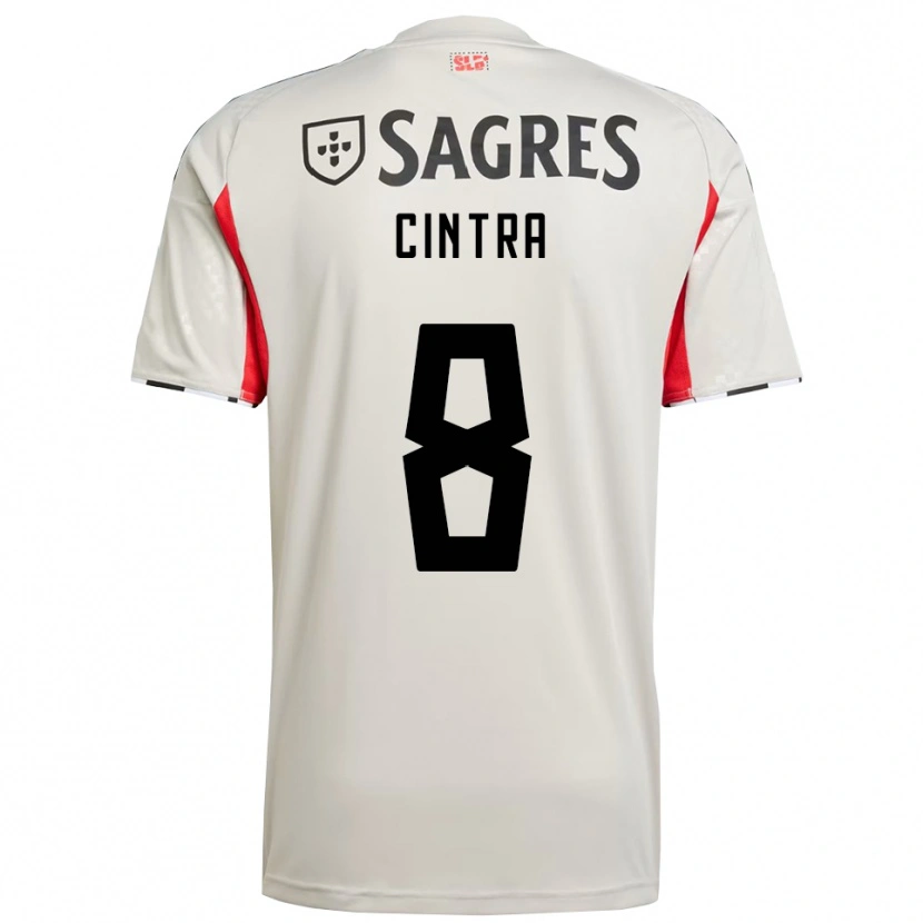 Danxen Kinder Marta Cintra #8 Creme Weiß Rot Auswärtstrikot Trikot 2025/26 T-Shirt Österreich