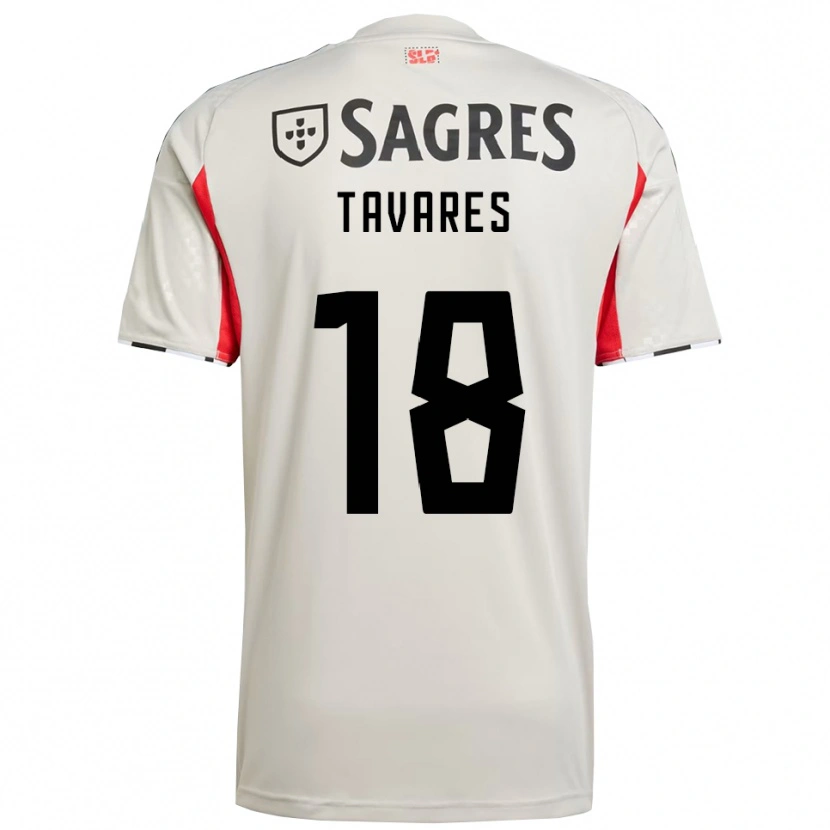 Danxen Kinder Leonardo Tavares #18 Creme Weiß Rot Auswärtstrikot Trikot 2025/26 T-Shirt Österreich