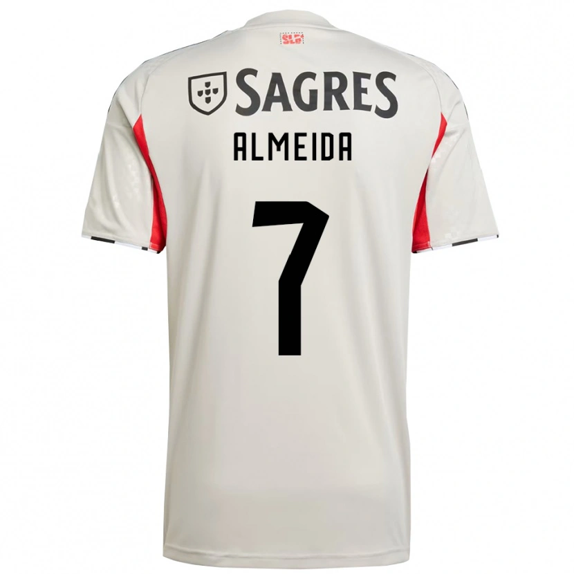 Danxen Kinder Tomas Almeida #7 Creme Weiß Rot Auswärtstrikot Trikot 2025/26 T-Shirt Österreich