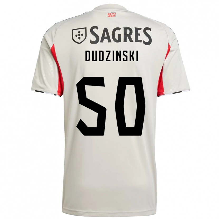Danxen Kinder Marcel Dudzinski #50 Creme Weiß Rot Auswärtstrikot Trikot 2025/26 T-Shirt Österreich