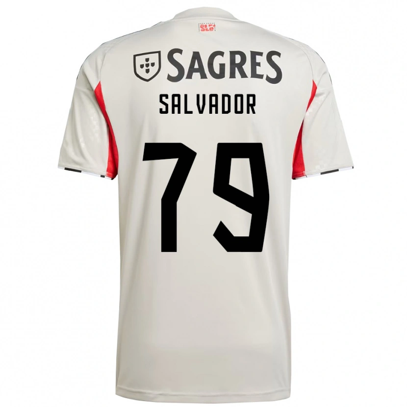 Danxen Kinder Marta Salvador #79 Creme Weiß Rot Auswärtstrikot Trikot 2025/26 T-Shirt Österreich