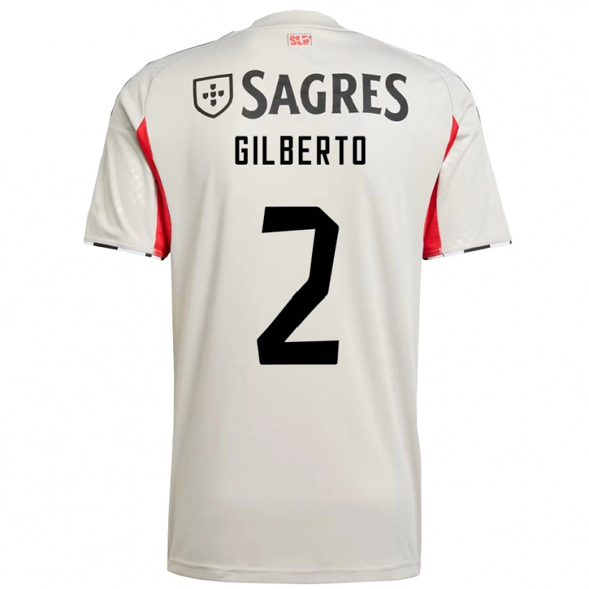 Danxen Kinder Gilberto #2 Creme Weiß Rot Auswärtstrikot Trikot 2025/26 T-Shirt Österreich