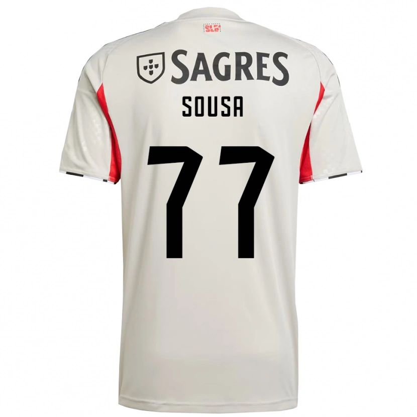 Danxen Kinder Gerson Sousa #77 Creme Weiß Rot Auswärtstrikot Trikot 2025/26 T-Shirt Österreich