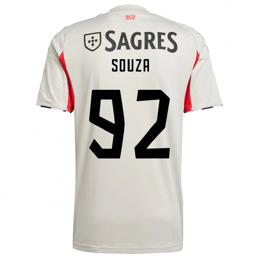 Danxen Kinder Pedro Souza #92 Creme Weiß Rot Auswärtstrikot Trikot 2025/26 T-Shirt Österreich
