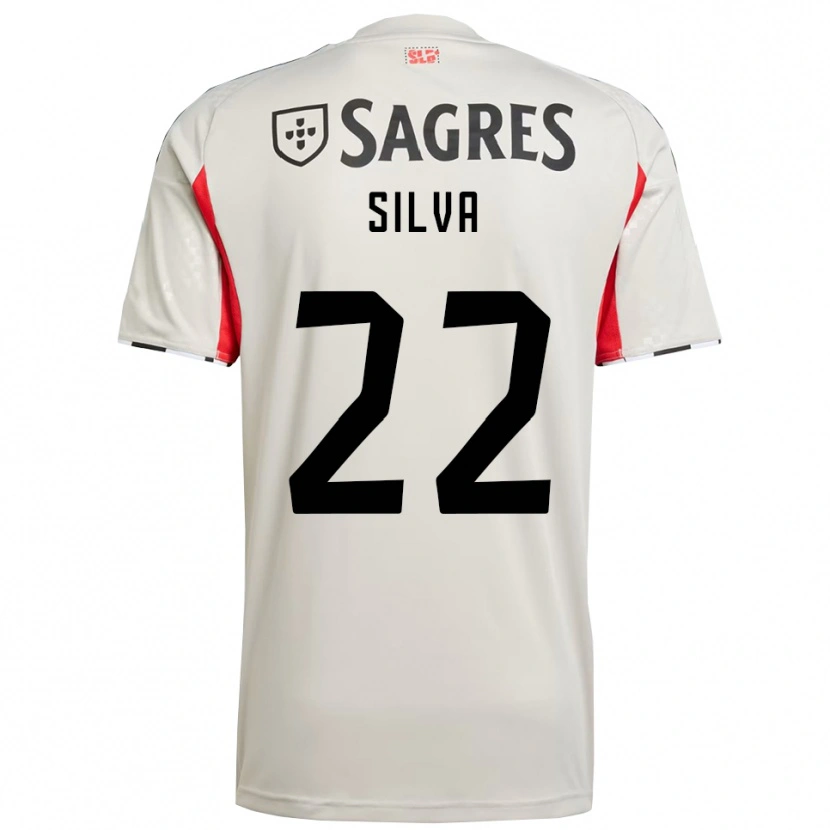 Danxen Kinder Amelia Silva #22 Creme Weiß Rot Auswärtstrikot Trikot 2025/26 T-Shirt Österreich
